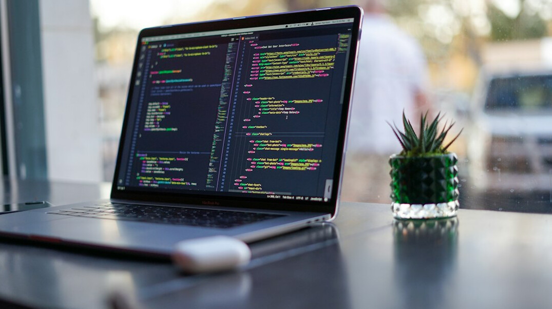 developer building web app